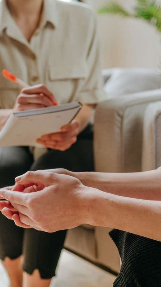 Sesión de psicoterapia psicoanalítica
